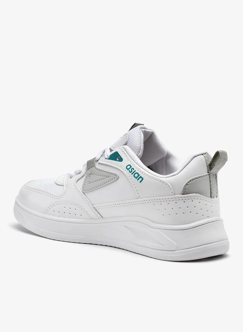 Asian  White Synthetic Sneakers for Men and Boys for Men | Best Price UAE