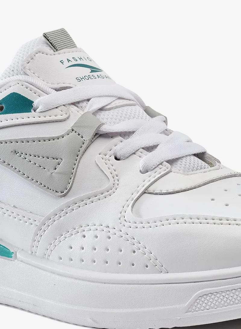Asian  White Synthetic Sneakers for Men and Boys for Men | Best Price UAE