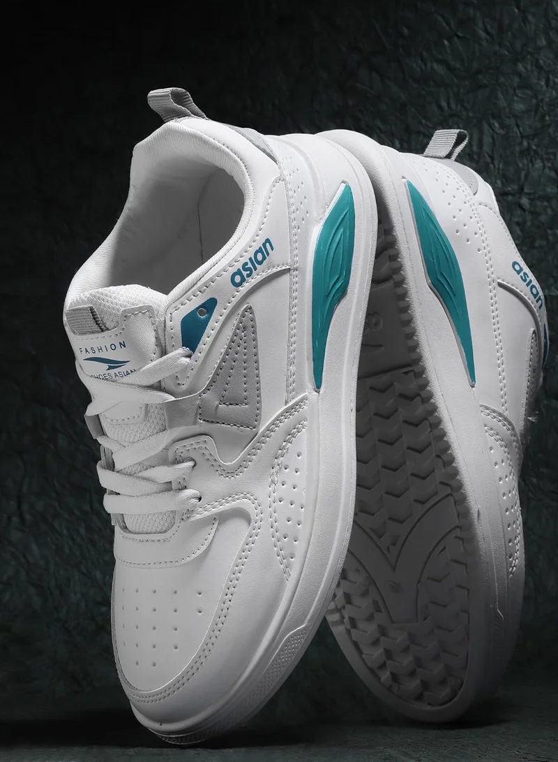 Asian  White Synthetic Sneakers for Men and Boys for Men | Best Price UAE