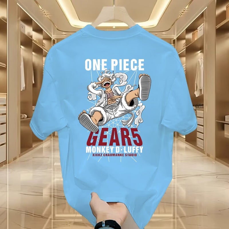 Pure Cotton Casual High-End Men'S Short-Sleeved T-Shirt Summer 2024 Explosive Half-Sleeved T-Shirt American Style All-Match Top Trendy - Image 1