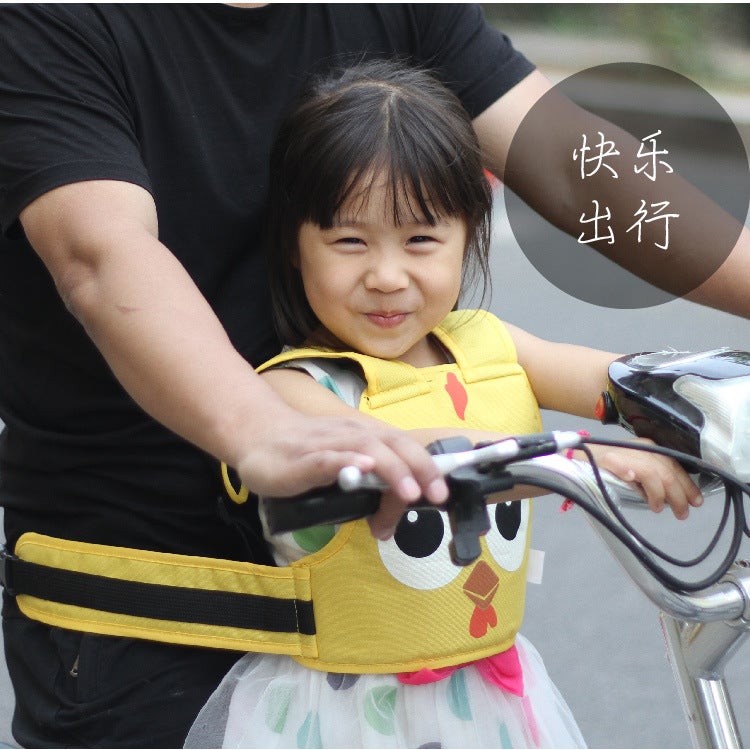Electric Car Children'S Safety Belt Cartoon Motorcycle Riding Children'S Drop-Resistant Strap Protective Strap - Image 5