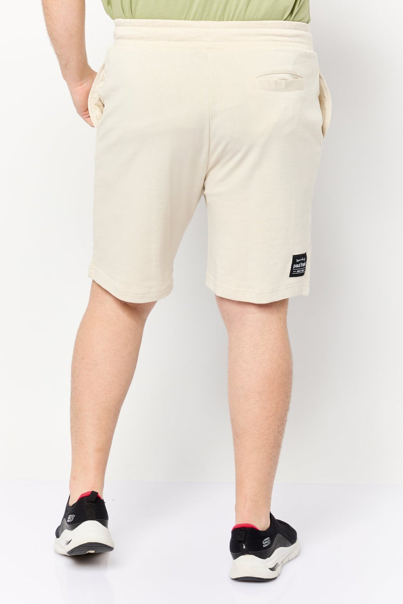 Paul Frank Men Graphic Print Basic Shorts, Beige - Image 2