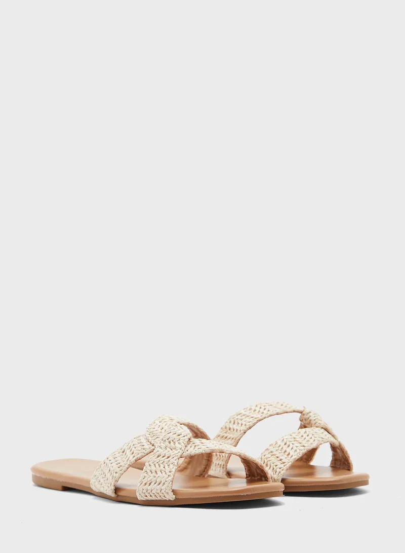 NEW LOOK Woven Flat Sandals
