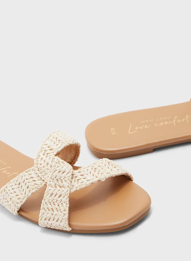 NEW LOOK Woven Flat Sandals