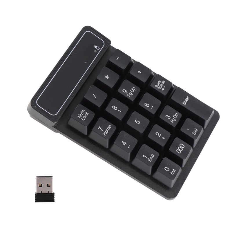 2.4G Wireless Mini Number Keyboard Portable Commercial 19‑Buttons USB Keypad for Office Laptop - Image 4