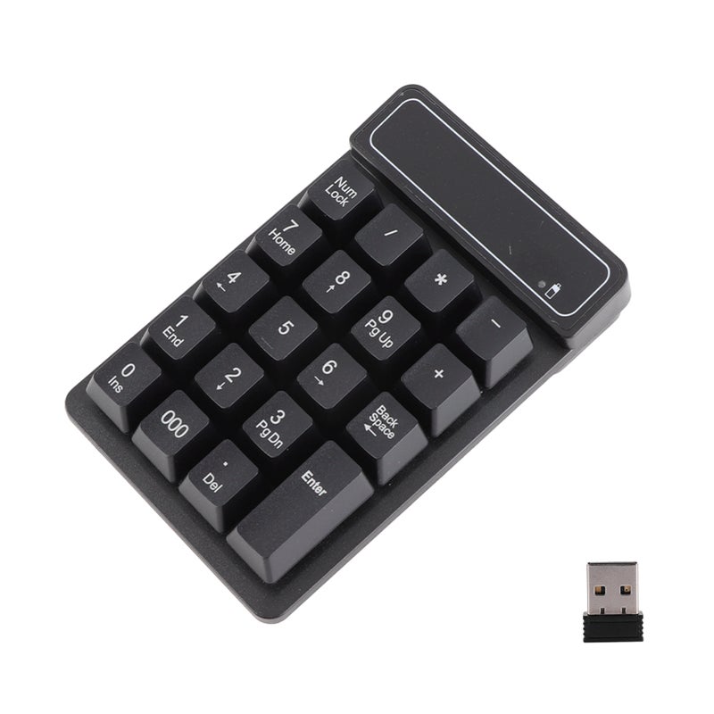 2.4G Wireless Mini Number Keyboard Portable Commercial 19‑Buttons USB Keypad for Office Laptop - Image 3
