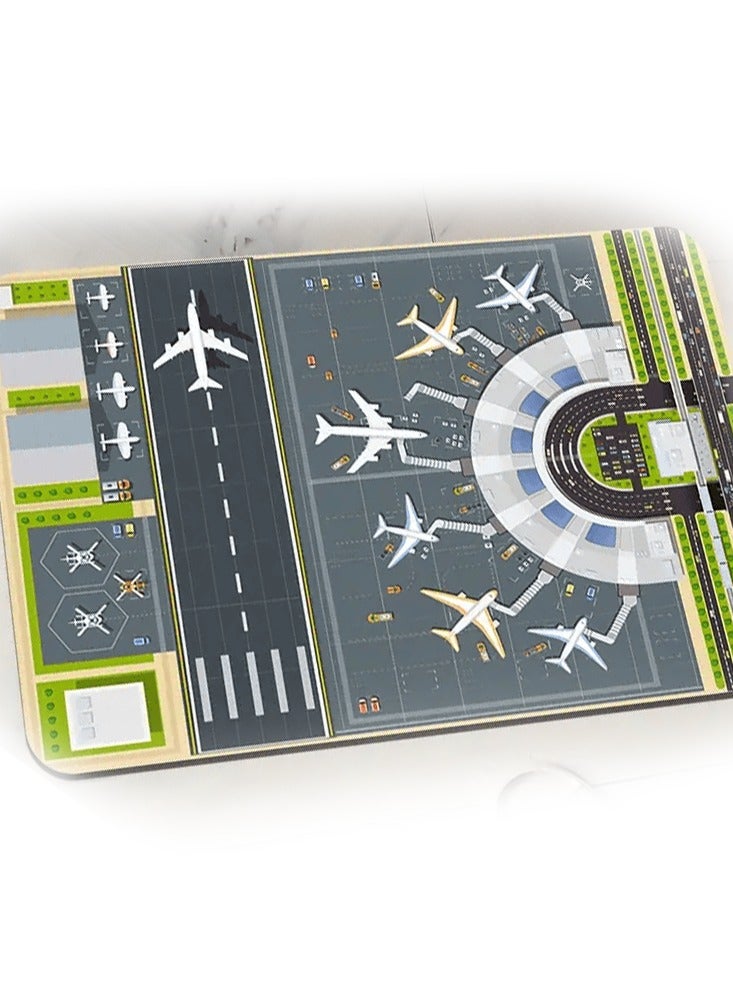 فايتر جيفتس سجادة باب بتصميم المطار (80*120 سم)