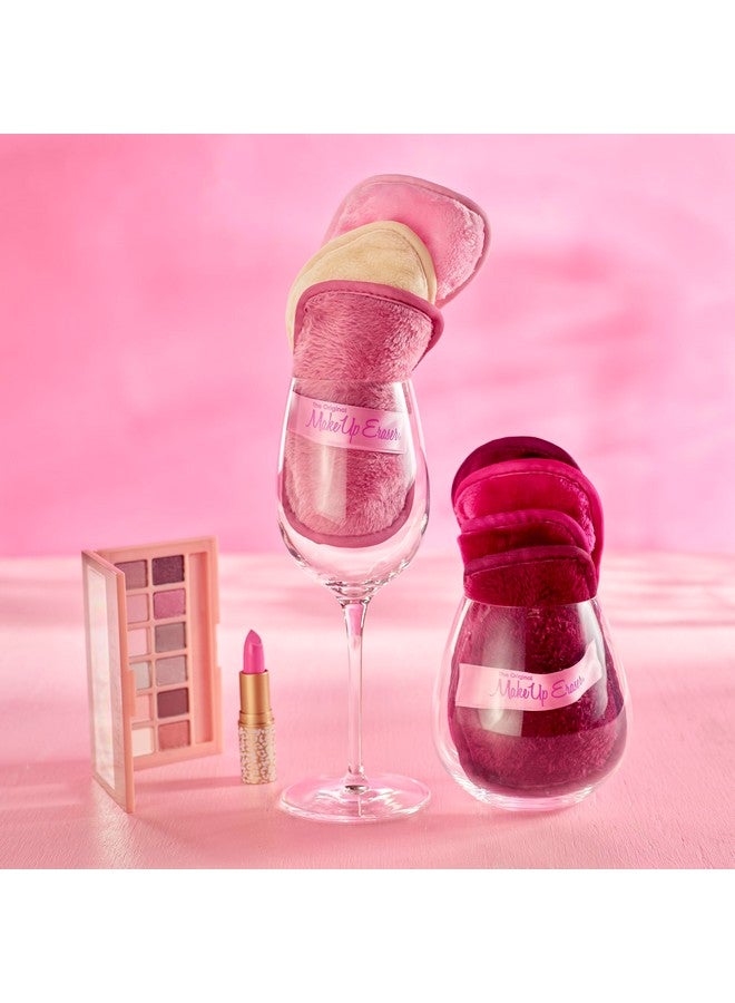 ميك أب إريزر مجموعة 7 أيام تزيل جميع المكياج باستخدام الماء فقط، بما في ذلك أحمر الشفاه والماسكارا المقاومة للماء وكريم الأساس والمزيد من Sip Happens 7 قيراط. - Image 3