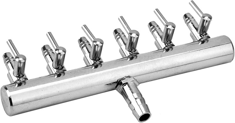 2Pcs Stainless Steel Aquarium Air Splitter Control Valve Oxygen Distributor Pump Accessories - Image 5