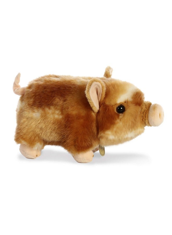 Aurora® Adorable Miyoni® Tots Pot-Bellied Piglet Two Color Stuffed Animal - Lifelike Detail - Cherished Companionship - Brown 11 Inches - Image 2