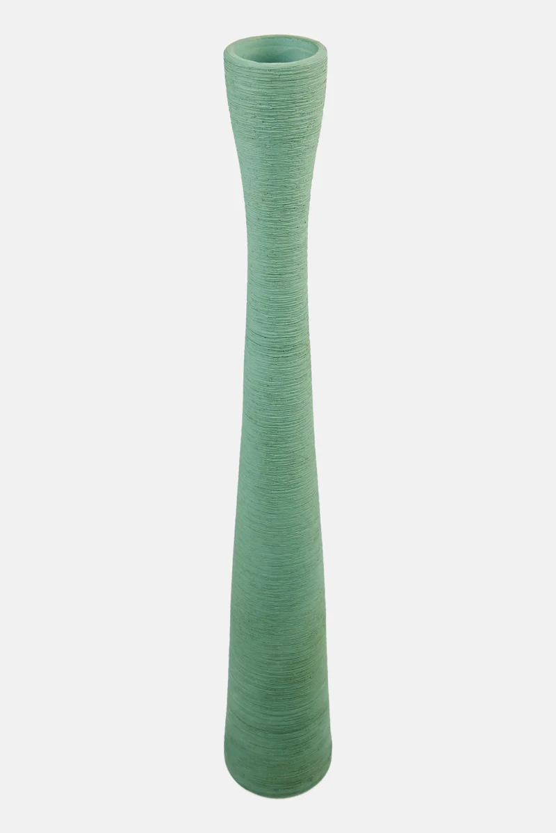 Muy Mucho Ceramic Vase 52 H x 7 D cm, Green