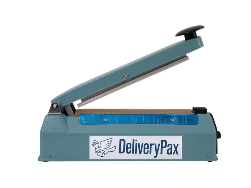 DELIVERYPAX Delivery Pax Sealing machine 8 inch Heavy Duty Heat Sealer| Heat Sealing machine for food packets| Packet sealer machine | Packaging machine| Packing Machine Sealing| Plastic Sealing Machine(200mm) - Image 1