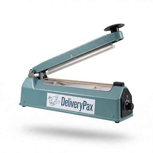 DELIVERYPAX Delivery Pax Sealing machine 8 inch Heavy Duty Heat Sealer| Heat Sealing machine for food packets| Packet sealer machine | Packaging machine| Packing Machine Sealing| Plastic Sealing Machine(200mm) - Image 2