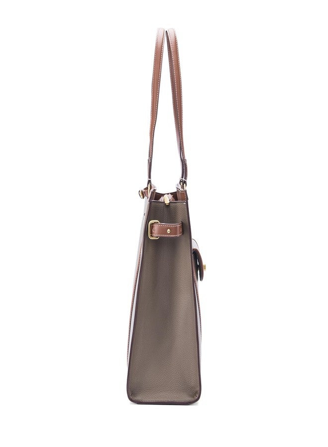 Lino Perros Monroe Adira Taupe Tote Bag - Image 3