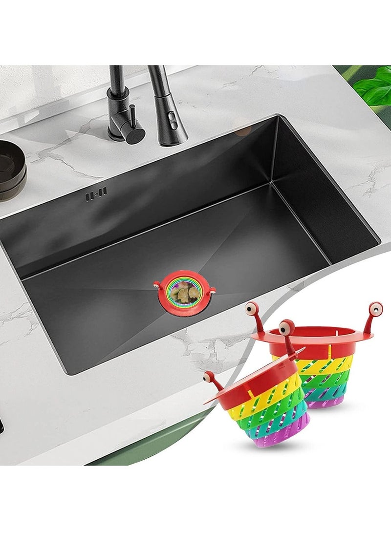 SYOSI Kitchen Sink Strainer, Drain Protector for Kitchen Foldable Large Capacity Collapsible Sink Strainer Multifunctional Water Plug Strainer