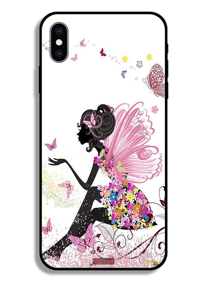 Tolwak Apple iPhone XS Max Protective Case Butterfly Girl Artwork - Image 2