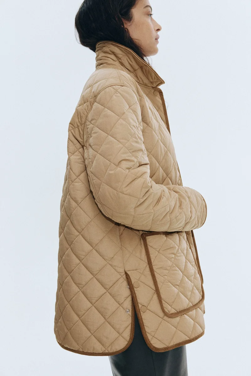 اتش اند ام جاكيت بتصميم محشو