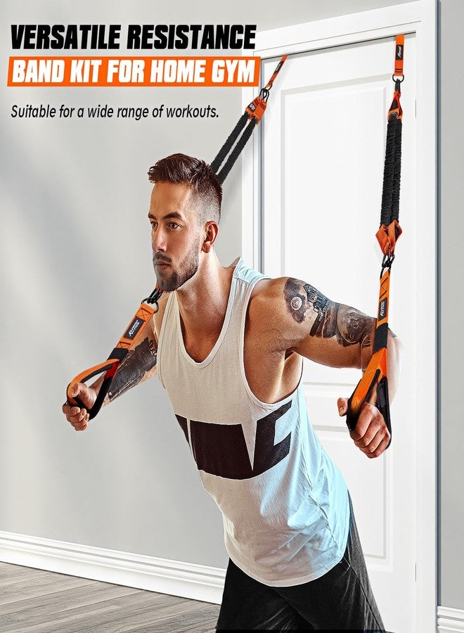 KUTIZE Home Gym Equipment Resistance Bands, Workout Equipment for Push Downs, Facepulls, Biceps Curl, Sculpt Your Triceps, LAT, Arms, Back, Abs, Shoulder, Workout Bands Set with Handles, Door Anchor - Image 4