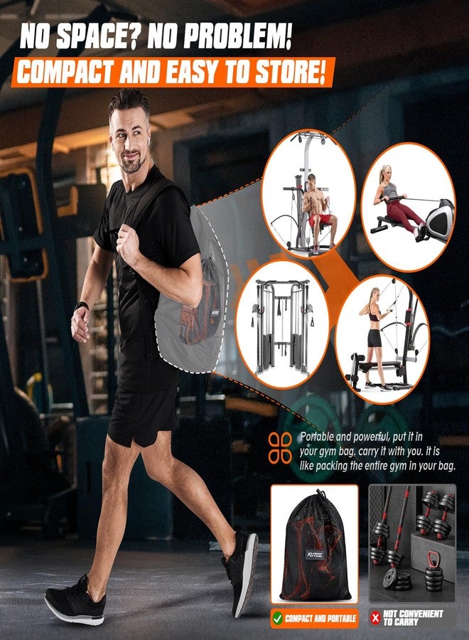 KUTIZE Home Gym Equipment Resistance Bands, Workout Equipment for Push Downs, Facepulls, Biceps Curl, Sculpt Your Triceps, LAT, Arms, Back, Abs, Shoulder, Workout Bands Set with Handles, Door Anchor - Image 5