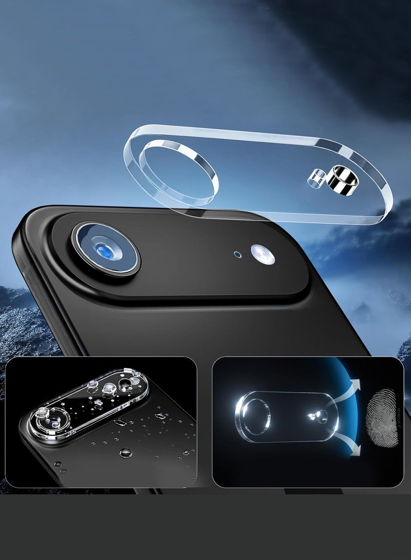 CATANES 2Pieces Camera Lens Protector 9H Tempered Glass for iPhone 17 Air - Clear - Image 4