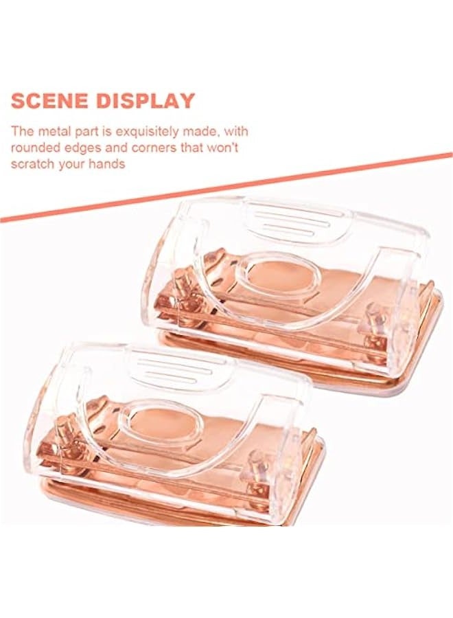 Generic 3 Hole Punch 3 Hole Punch 3 Hole Punch Hole Puncher Acrylic Hole Puncher 3 Ring Hole Punch 2 Hole Punch Clear 2 Holes Hand Tools Hand Tools Hand Tools - Image 2