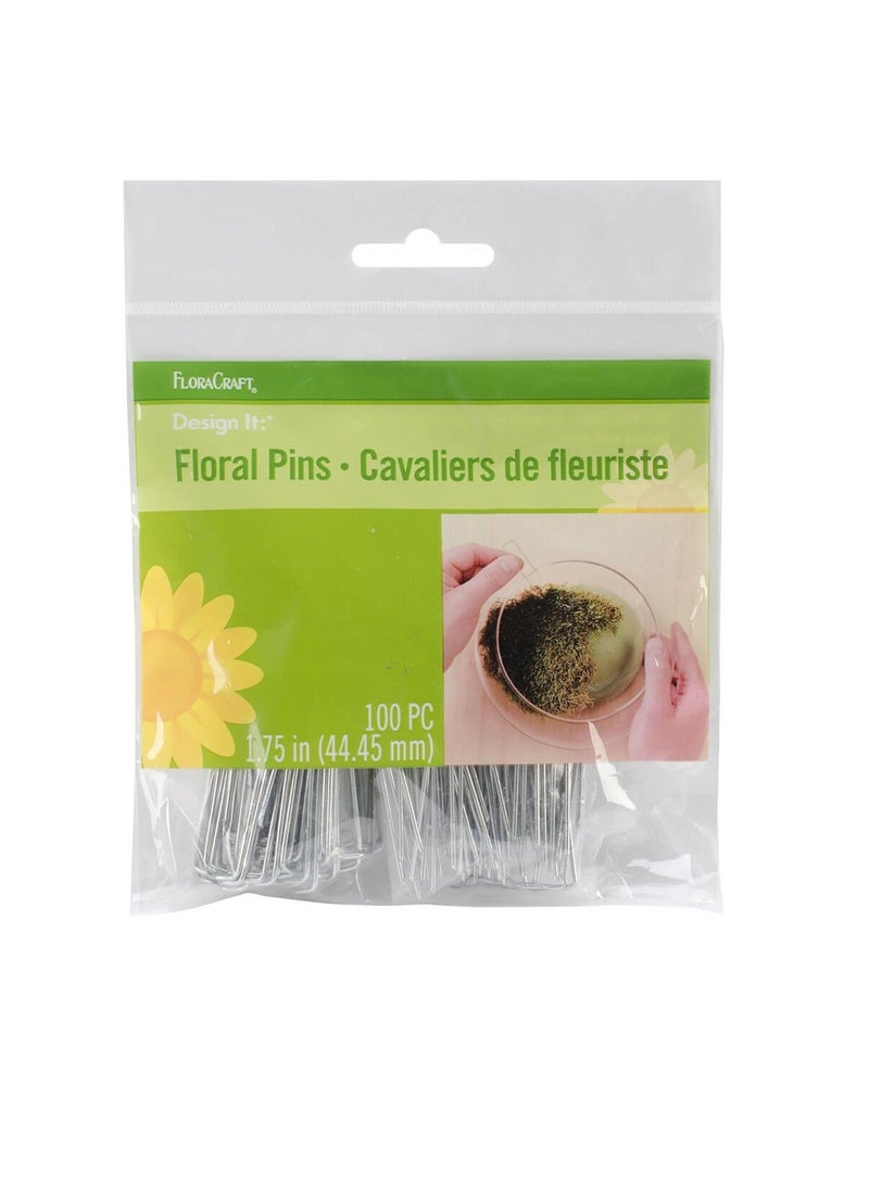 فلوراكرافت دبابيس زهور 1.75 بوصة 100 قطعة - Image 3