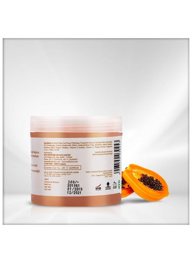 Vedic Line - Vedicline Papaya Bio Gel Serum, With Vitamin E And C, Reduce Fine Lines, Wrinkles & Dark Circles With Papaya Extract For Soft And Supple Skin, 100Ml - Image 1