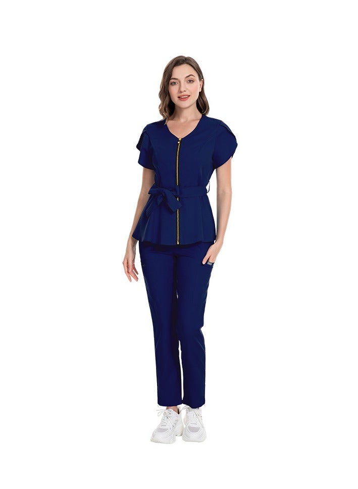 KUYING New V-neck Split Style Medical Work Uniform  - Image 1