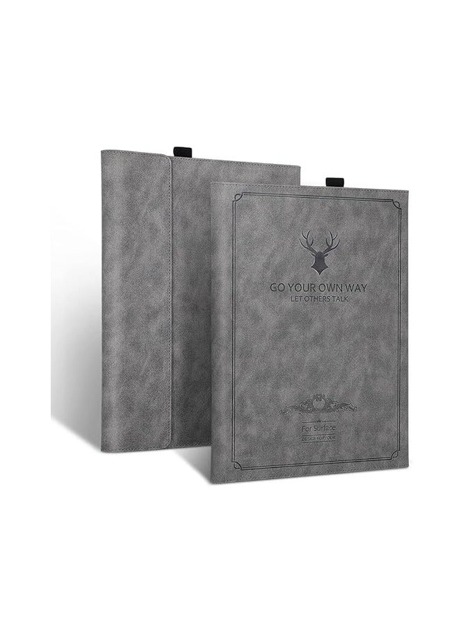 غلاف بحجم 13 إنش لجهاز Microsoft Surface Pro 9/8، غلاف واقي بزوايا متعددة مع حامل للقلم متوافق مع أحدث إصدار من Surface Pro 9 لعام 2022 وإصدار Surface Pro 8 لعام 2021، يتناسب مع الكيبورد وقاعدة الإرتكاز. - Image 1