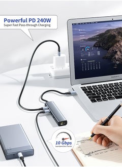 LEAD Powerful USB-C 240W PD Fast Charging Cable LEOPARD Black  - Image 5