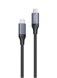 LEAD Powerful USB-C 240W PD Fast Charging Cable LEOPARD Black  - Image 3