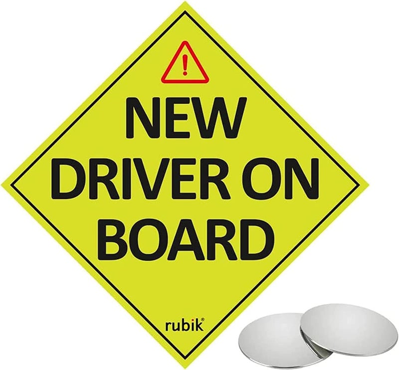 BPA New Driver on Board Reflective Car Sign - Image 1