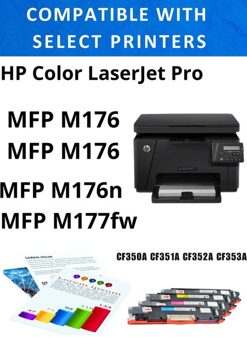 Universo Cartuccia- 126A 130A Toner Compatibile Universale Con HP Laserjet Pro 100 Color MFP M175 M175A - Foto 9