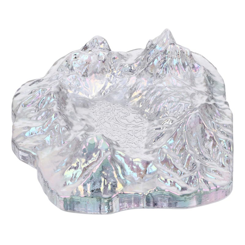 Mountain Shaped Creative Glass Ashtray Cigarette Butt Container for Home Office Desktop - Image 2