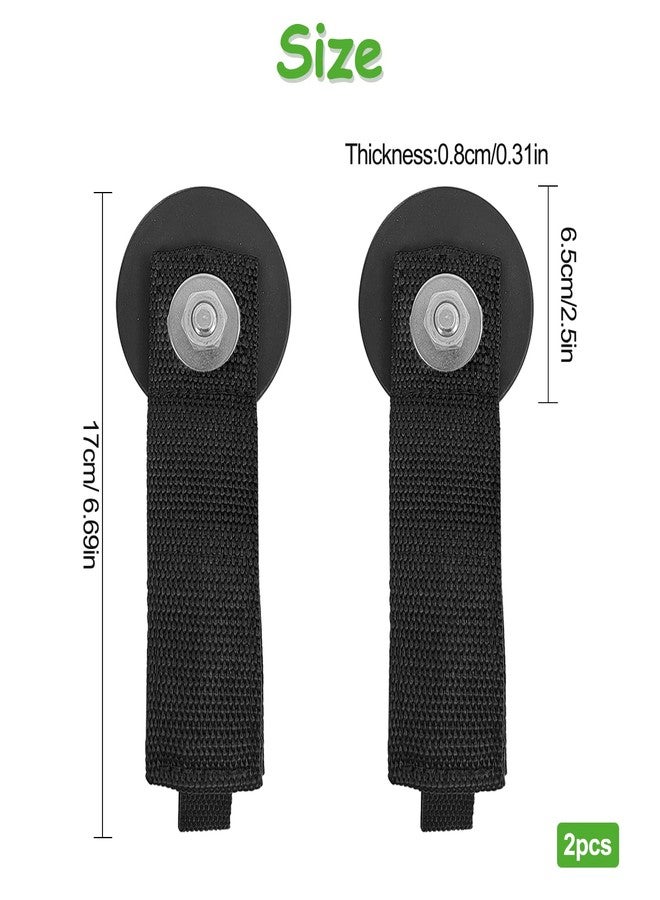 JEEJINYAN® 2 PCS Heavy Duty Magnetic Hooks, Magnetic Garage Hooks, Magnetic Tool Holder, Tool Organization Cord Strap for Cars, Garage, RV, House, Ropes - Image 2