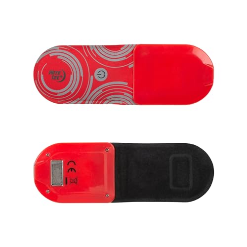 Nite IZE TagLit Rechargeable Magnetic LED Marker Safety Light Durable LED Tag Light for Running Walking at Night Rechargeable Magnetic Safety Gear Red - Image 3