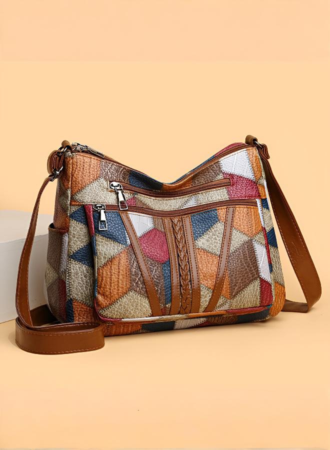 حقيبة كتف نسائية بتصميم فرنسي وسعة كبيرة - Image 1