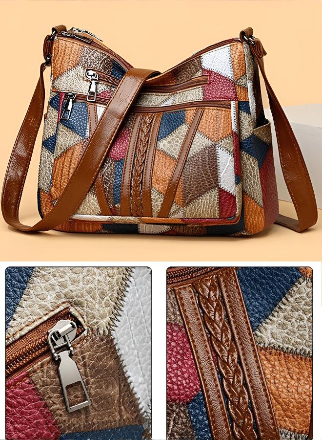 حقيبة كتف نسائية بتصميم فرنسي وسعة كبيرة - Image 4