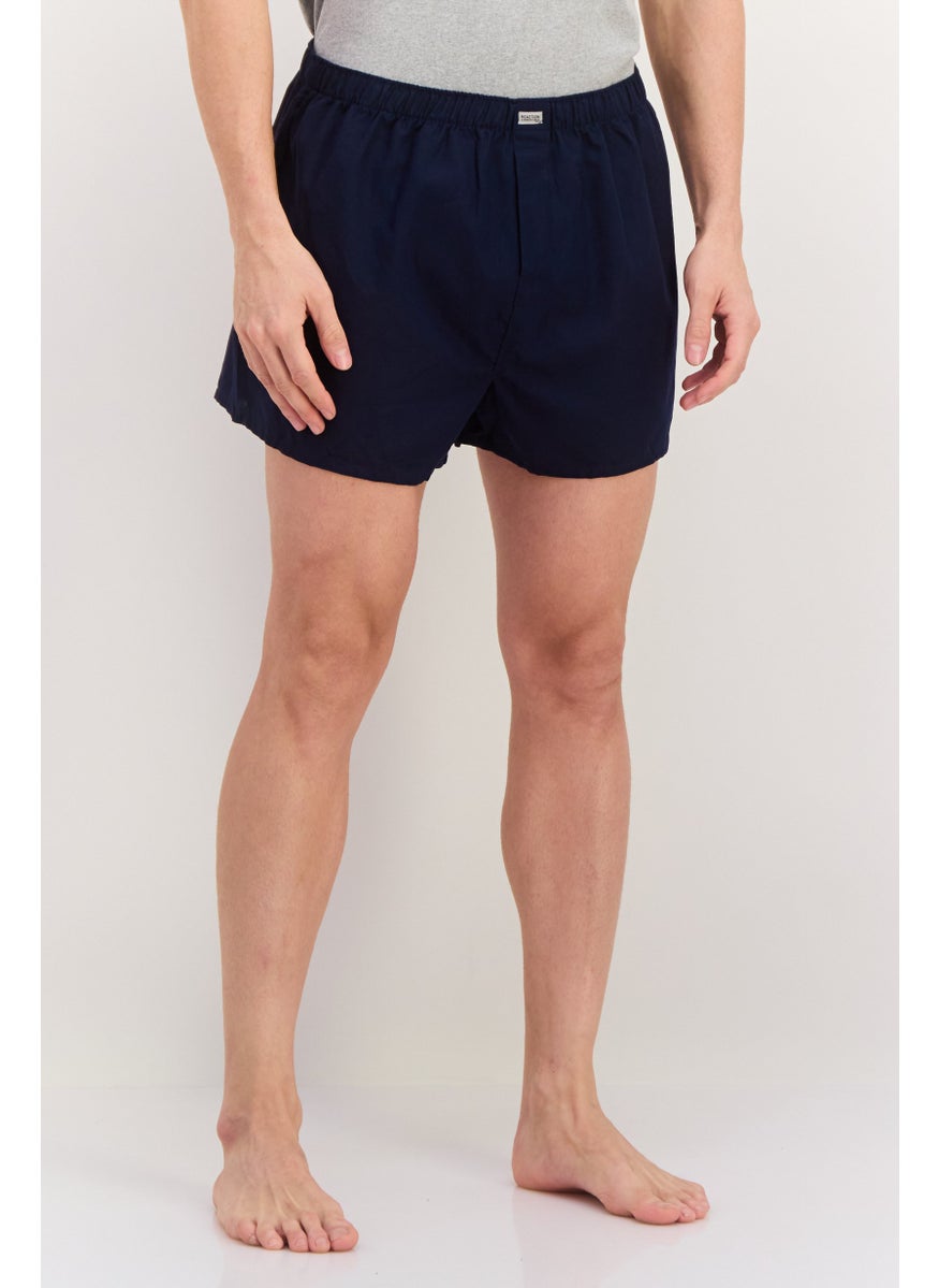 Reaction by Kenneth Cole Men 3 Pieces Brand Logo Boxer, Navy  - Image 4