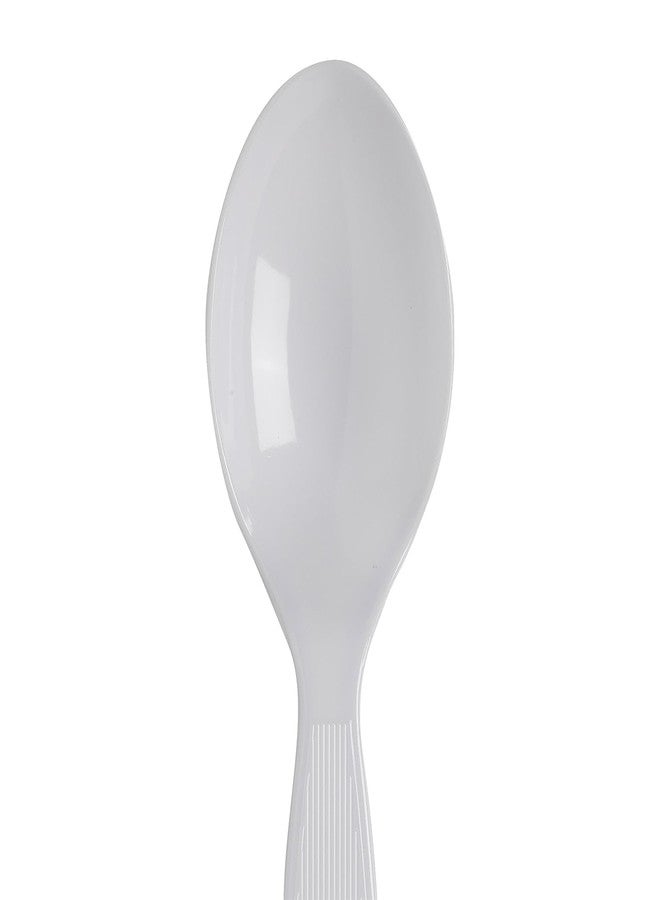 Georgia-Pacific Dixie 5.88" Medium-Weight Polystyrene Plastic Teaspoon by GP PRO (Georgia-Pacific), White, TM217, (Case of 1,000), 1 Box/Case - Image 5