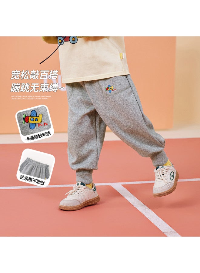 Doodle Home kids' Sport Pants - Autumn Boys' Sweatpants, Girls' Running Pants, Trendy Baby Clothes - Image 2