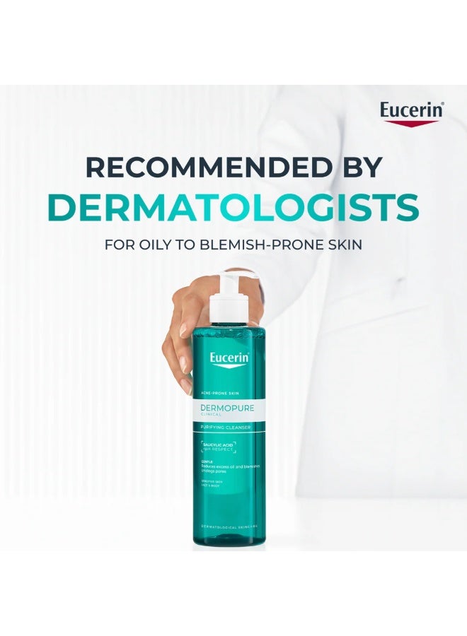 Eucerin Dermo Purifyer Cleansing Gel Pump Green 200ml - Image 3