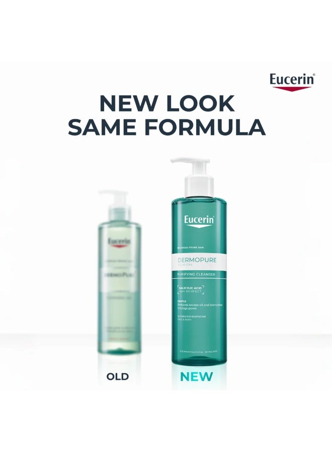 Eucerin Dermo Purifyer Cleansing Gel Pump Green 200ml - Image 2