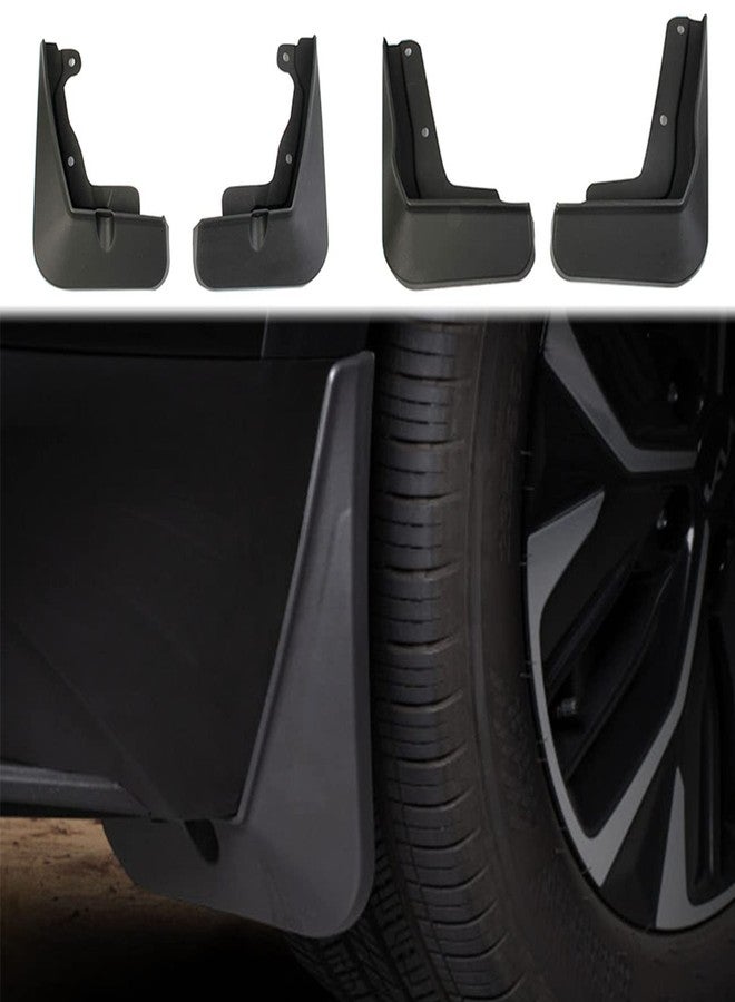 Fewshaw Black Car Mud Flaps Mudguard Fender Accessories for KIA EV6 2022-2025(Model 2(ONLY FIT GT-LINE)) - Image 1