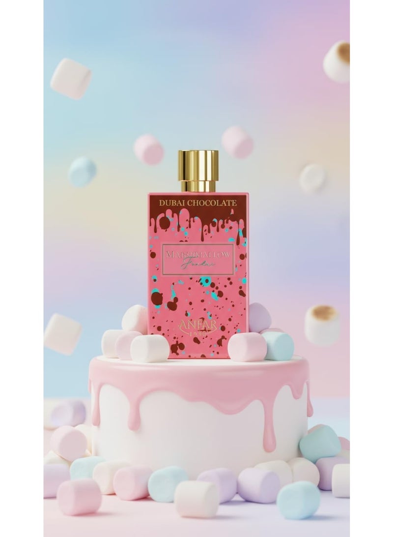 عنفر أنفار دبي شوكولاتة مارشميلو فونديو إكستريت دي بارفان 80 مل – عطر نسائي غورماند حلو يدوم طويلاً مع الشوكولاتة البيضاء والمارشميلو - Image 4