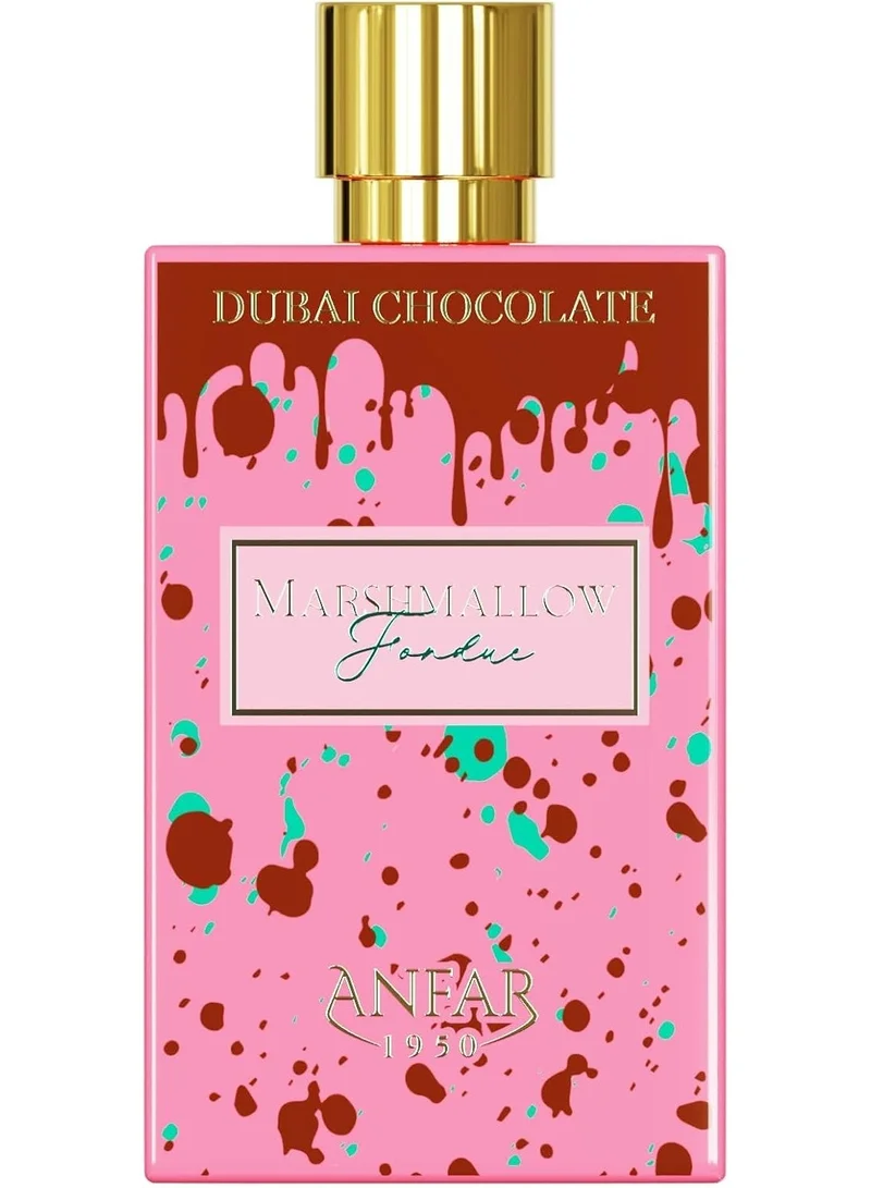 Anfar  Anfar Dubai Chocolate Marshmallow Fondue Extrait de Parfum 80ml – Long Lasting Women’s Sweet Gourmand Perfume with White Chocolate & Marshmallow for Women | Best Price UAE