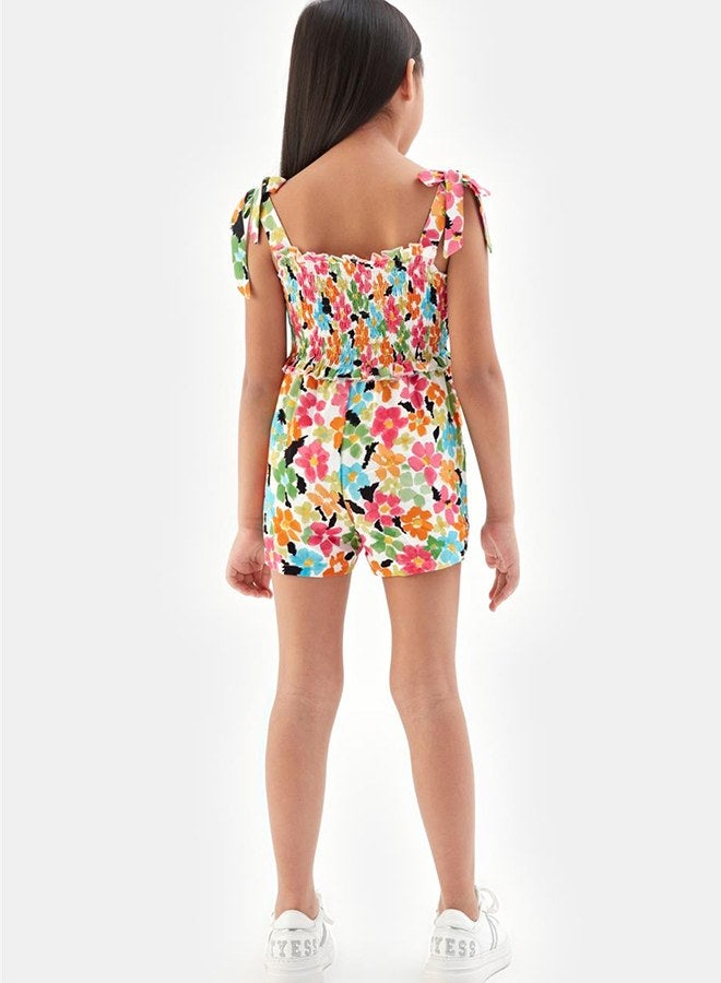 Tyess Girl Patterned Overall - Image 4