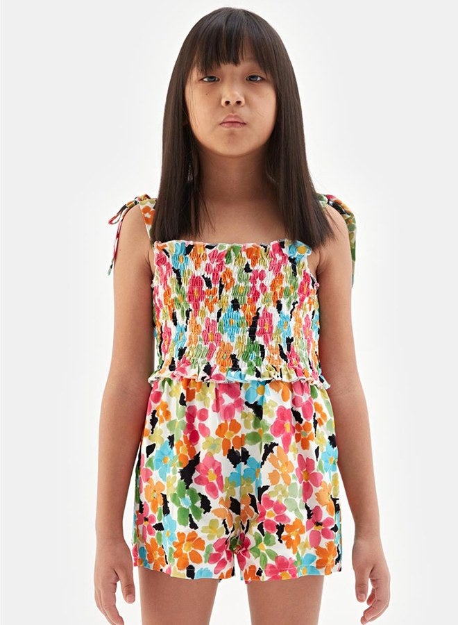 Tyess Girl Patterned Overall - Image 2