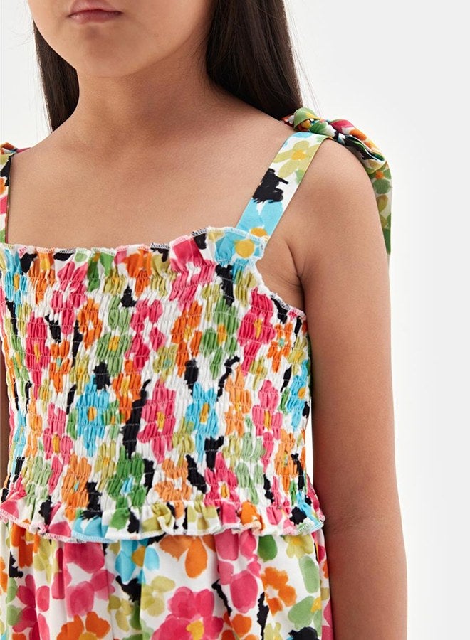 Tyess Girl Patterned Overall - Image 3