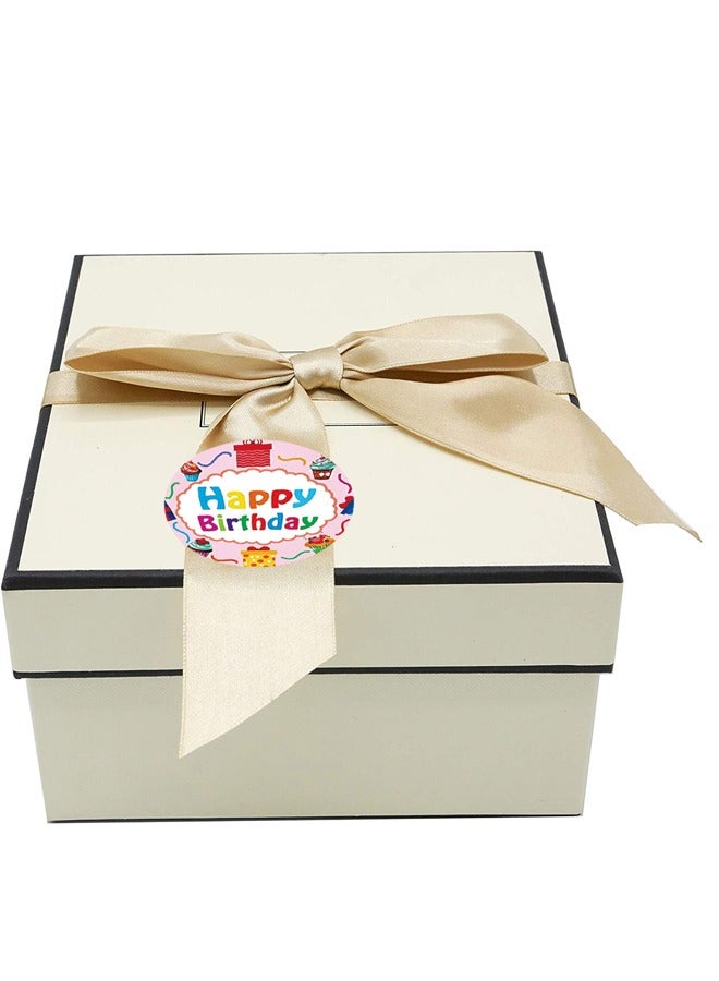 500 Pieces Cartoon Birthday Blessing Stickers Handmade Decoration Seal Stickers - Image 4